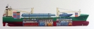 Neubau für Rickmers - Gouache Maßstab 1-500